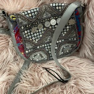 FREE PEOPLE Gorgeous intricately designed tapestry crossbody…..RARE
